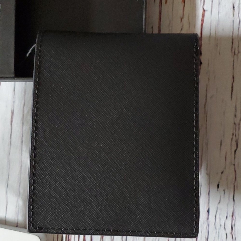 🆕️ MICHAEL KORS MEN'S BIFOLD BLACK WALLET - Picture 7 of 10